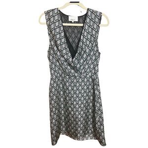 3.1 Phillip Lim Sleeveless Silk Geometric Dress Sz. 8